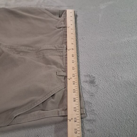 Carhartt Carpenter Pant Men 36x29, Tag 36x30 Dungaree Fit Canvas Beige B11 DES - Picture 10 of 15